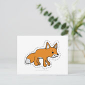 CARTE POSTALE FOX (Debout devant)