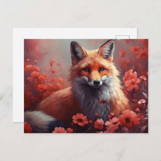 Carte Postale Fox (Devant / Derrière)