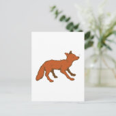 Carte Postale fox (Debout devant)