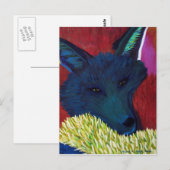 Carte postale Fox (Devant / Derrière)