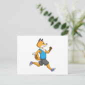 Carte Postale Fox comme coureur à Running (Debout devant)