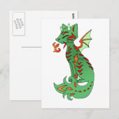 Carte Postale Fox Dragon (Devant / Derrière)