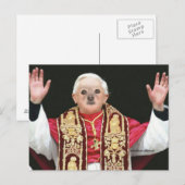 Carte Postale Fox est le pape (Devant / Derrière)