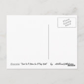 Carte Postale Fox Est Un Homme Dans Un Chapeau Haut" (Dos)