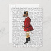 Carte Postale Fox Hunter 1 2 (Devant / Derrière)