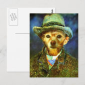 Carte Postale Fox Is Van Gogh (Devant / Derrière)