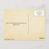 Carte Postale Fox nun Ukiyoe (Dos)