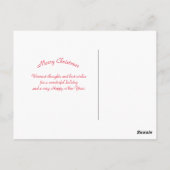 Carte Postale Fox Sleeping Snow Photo Noël (Dos)