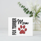 Carte Postale Fox Terrier Maman 2 (Debout devant)