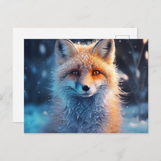 Carte postale Fox Tricks in the Wild Lands (Devant / Derrière)