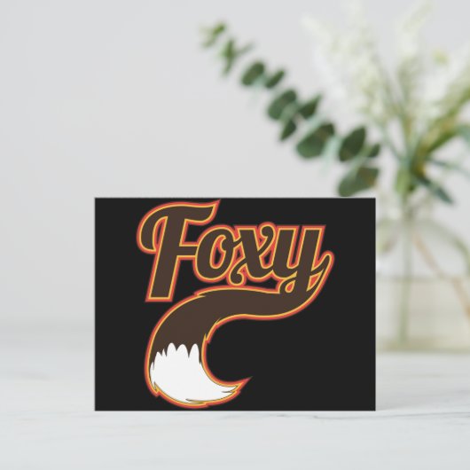 Carte Postale Foxy (Debout devant)