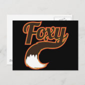 Carte Postale Foxy (Devant / Derrière)