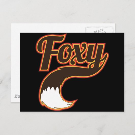 Carte Postale Foxy (Devant / Derrière)