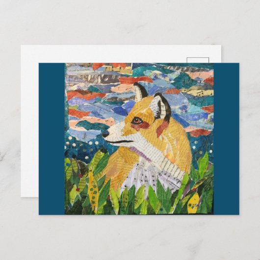 Carte Postale Foxy (Devant / Derrière)