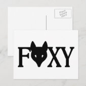 Carte Postale Foxy (Devant / Derrière)