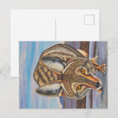Carte Postale Foxy Coyote (Devant / Derrière)