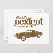 Carte Postale Foyer Pontiac 1969 (Devant / Derrière)