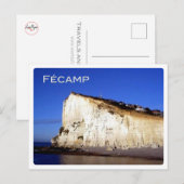 Carte Postale FR France - Normandie - Fécamp - Les falaises - (Devant / Derrière)