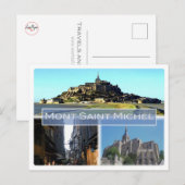 Carte Postale FR France - Normandie - Mont Saint Michel - (Devant / Derrière)