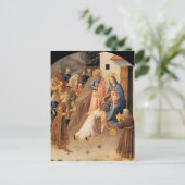 Carte Postale Fra Angelico- Adoration des Mages (Debout devant)