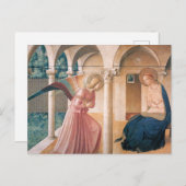 Carte Postale Fra Angelico - Annonciation (Devant / Derrière)