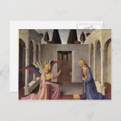 Carte Postale Fra Angelico - Annonciation (Devant / Derrière)