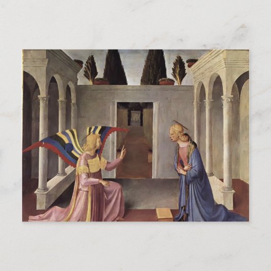 Carte Postale Fra Angelico - Annonciation (Devant)