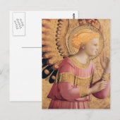 Carte Postale Fra Angelico - Archange Gabriel Annunciate (Devant / Derrière)