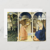 Carte Postale Fra Angelico L'Annonciation (Devant / Derrière)