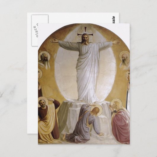 Carte Postale Fra Angelico- Transfiguration (Devant / Derrière)
