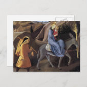 Carte Postale Fra Angelico - Vol en Egypte (Devant / Derrière)
