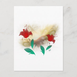 Carte Postale Frac floral