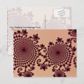 Carte Postale Fractal espagnol (Devant / Derrière)