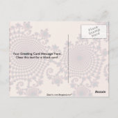 Carte Postale Fractal espagnol (Dos)