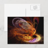 Carte Postale Fractal - Montée du phénix (Devant / Derrière)