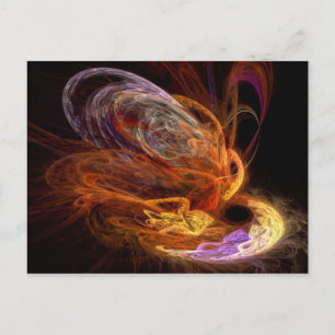 Carte Postale Fractal - Montée du phénix