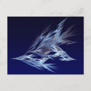 Carte Postale Fractal - Oiseaux en vol