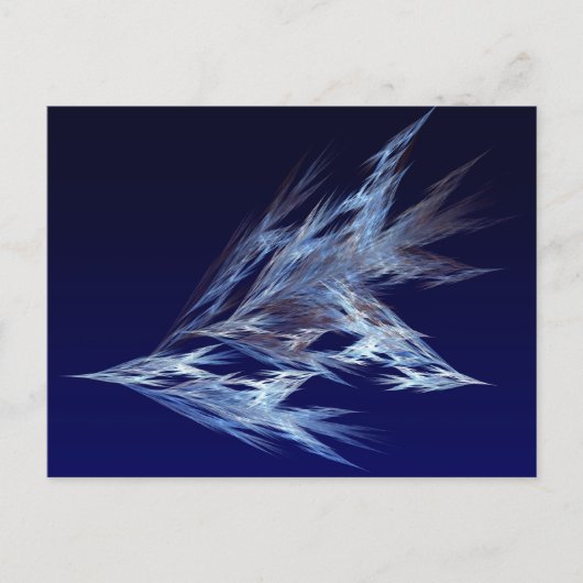 Carte Postale Fractal - Oiseaux en vol (Devant)