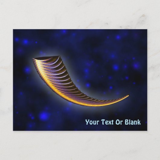 Carte Postale Fractal Shofar (Devant)