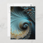 Carte Postale Fractal unique - Sans titre (Devant / Derrière)