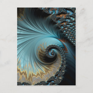 Carte Postale Fractal unique - Sans titre