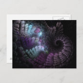 Carte Postale Fractale Berceau (Devant / Derrière)