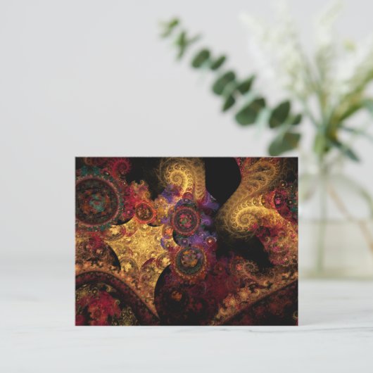 Carte Postale Fractale de spectacle (Debout devant)