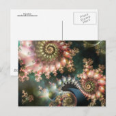 Carte postale fractale étonnante (Devant / Derrière)