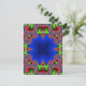 Carte Postale Fractale Kaleidoscope 483 (Debout devant)