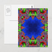 Carte Postale Fractale Kaleidoscope 483 (Devant / Derrière)
