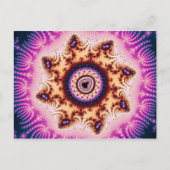 Carte postale fractale lumineuse (Devant)