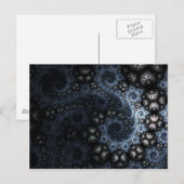 Carte postale fractale : Mer (Devant / Derrière)