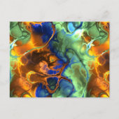 carte postale fractale spatiale (Devant)