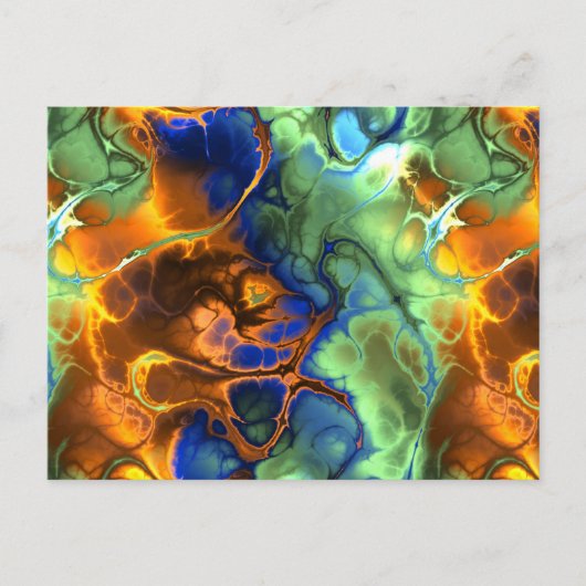 carte postale fractale spatiale (Devant)